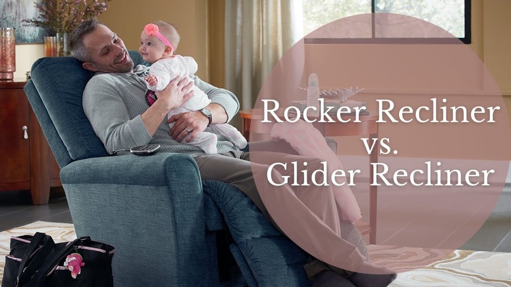 Rocker Recliner vs. Glider Recliner Similarities & Differences